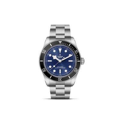 M7943A1A0NU-0001 Black Bay 68 43mm steel case, Blue dial