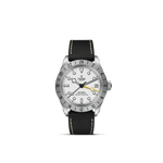 M79470-0006 Black Bay Pro 39mm steel case, Hybrid rubber and leather strap