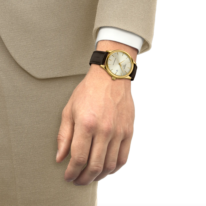 Classic Dream Ivory Index Dial with Brown Strap 40MM Watch