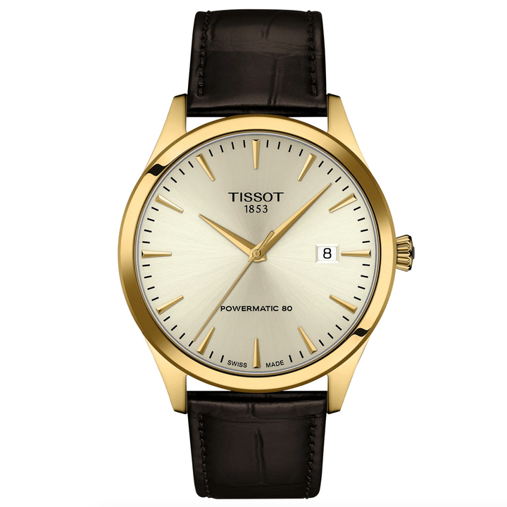 Classic Dream Ivory Index Dial with Brown Strap 40MM Watch