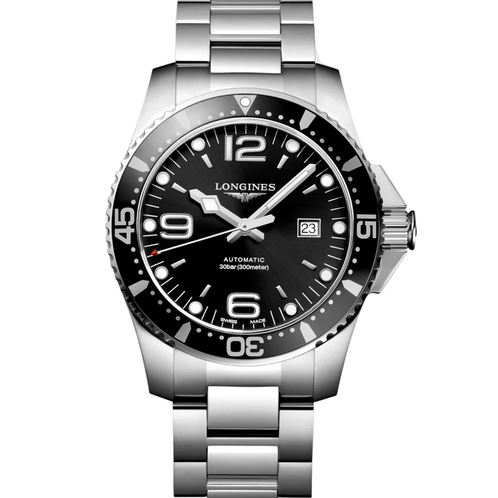 Hydroconquest Black Dial 44MM Watch