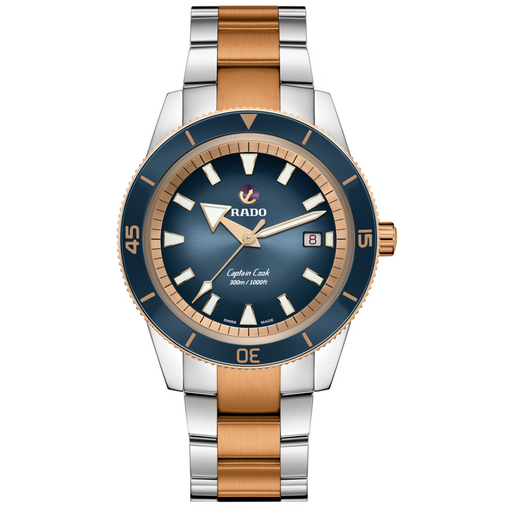 Captain Cook Gradient Black to Blue Dial 42MM Watch