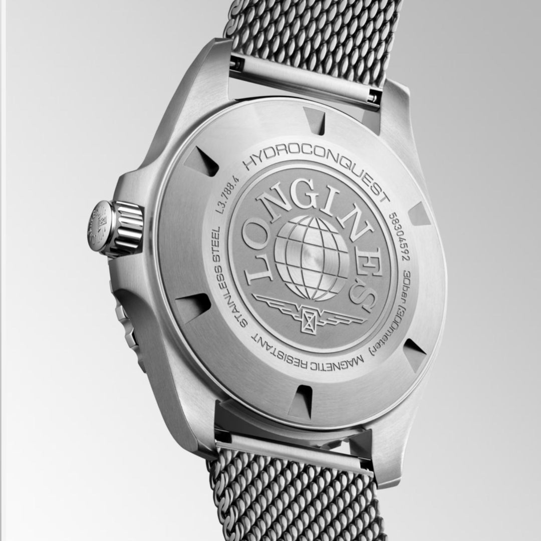 Hydroconquest Grey Bezel and Black Dial 42MM Watch