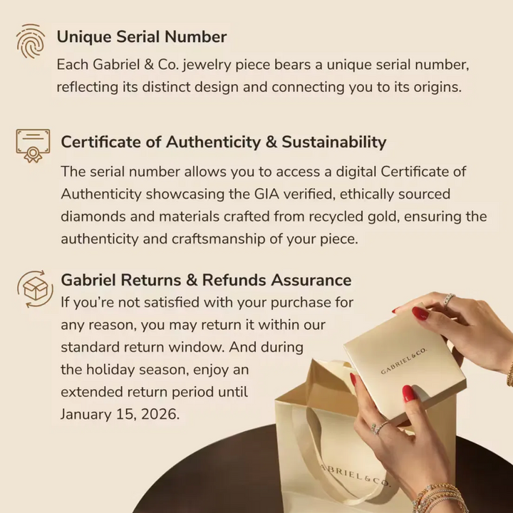 Bujukan Clover 14K Yellow Gold Bujukan Diamond Link Ring