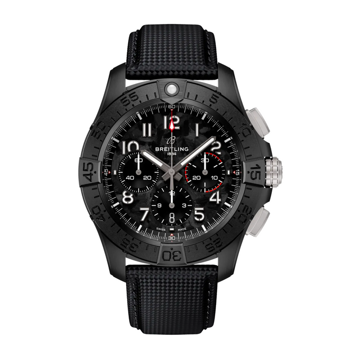 Avenger B01 Chronograph Black Ceramic Night Mission 44MM Watch