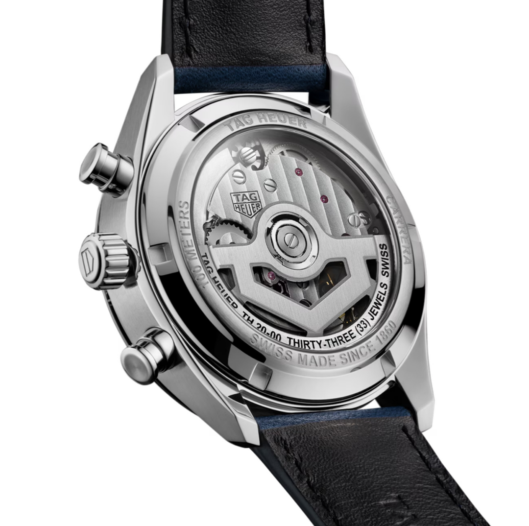 Carrera Chronograph Blue Dial and Strap 42MM Watch