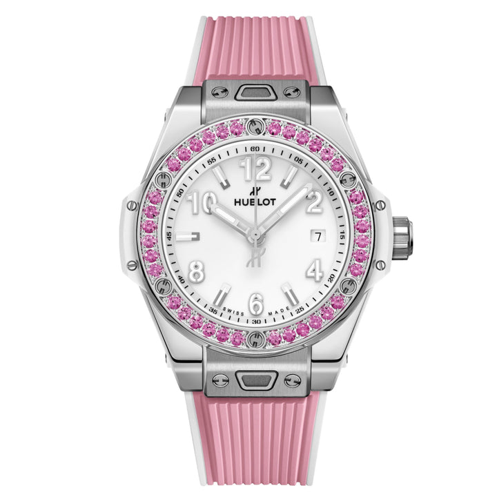 Joyful Big Bang One Click Pink 33MM Watch