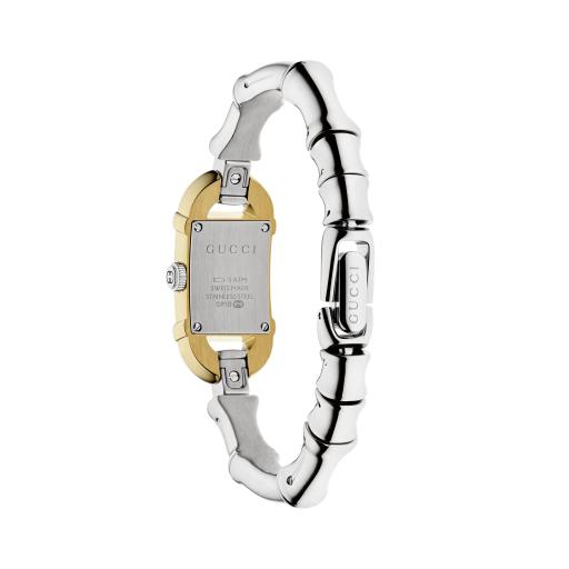 Bamboo Two Tone Bangle Watch
