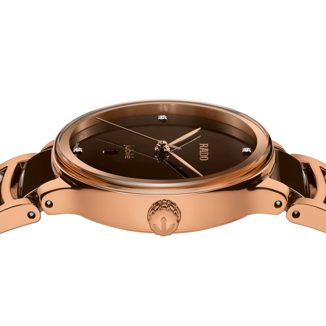 Centrix Brown/Rose Gold PVD with Diamond 30MM Watch