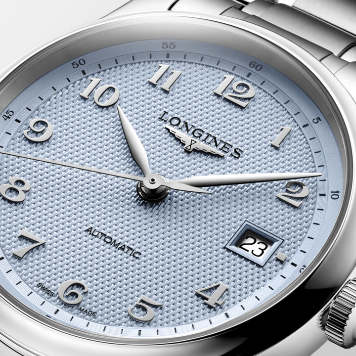 Master Collection Light Blue Dial 39MM Watch