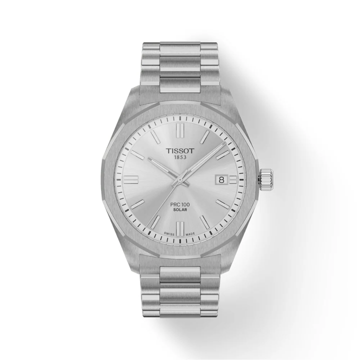 PRC100 Solar Steel 39MM Watch