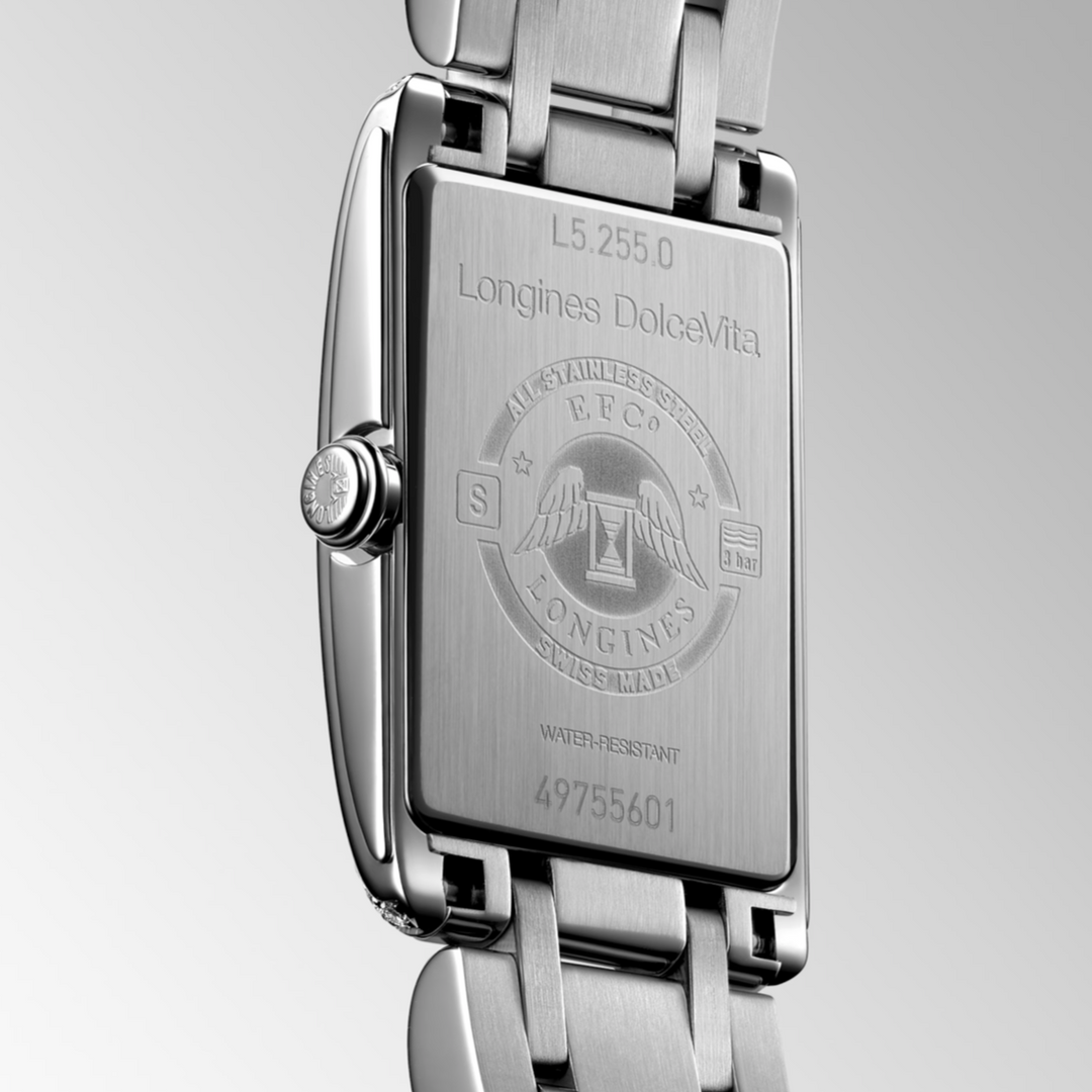 Dolcevita Stainless Steel with Diamonds 20x32MM Watch