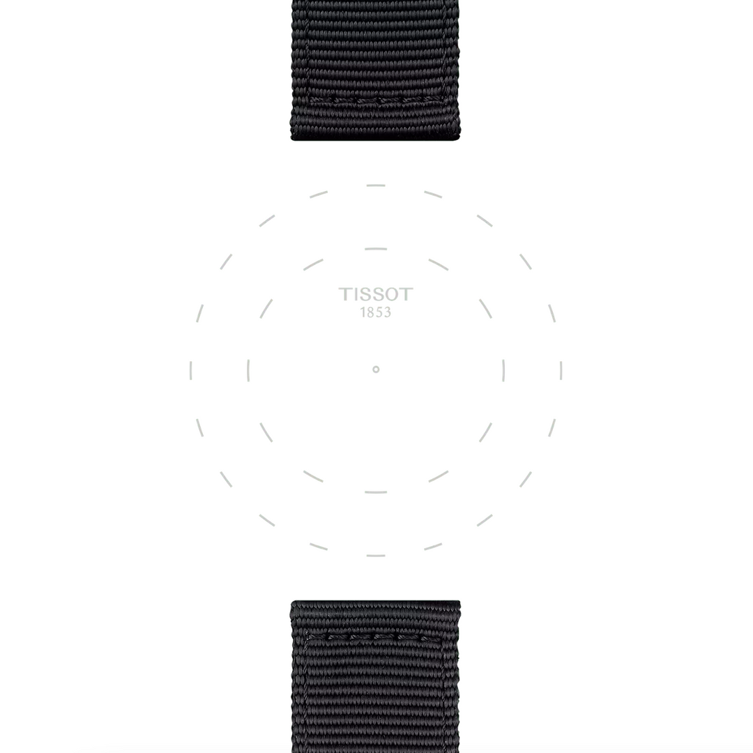 Black Textile Strap Lugs 22MM