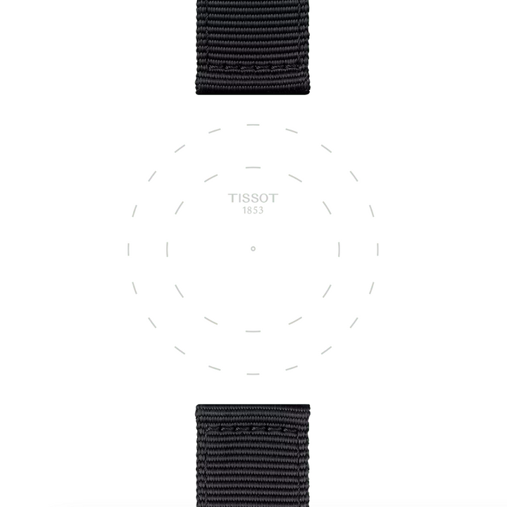 Black Textile Strap Lugs 22MM