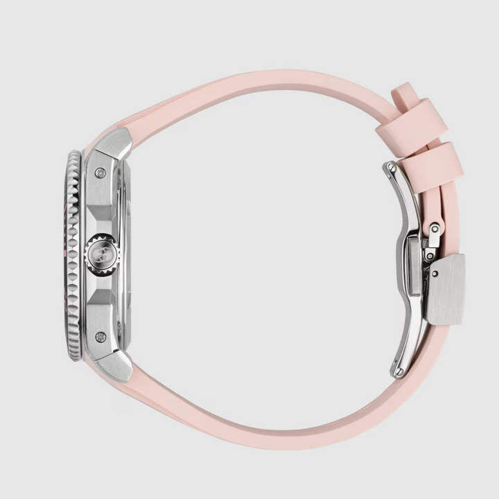 Dive Pink Dial and Rubber Strap 36MM Watch