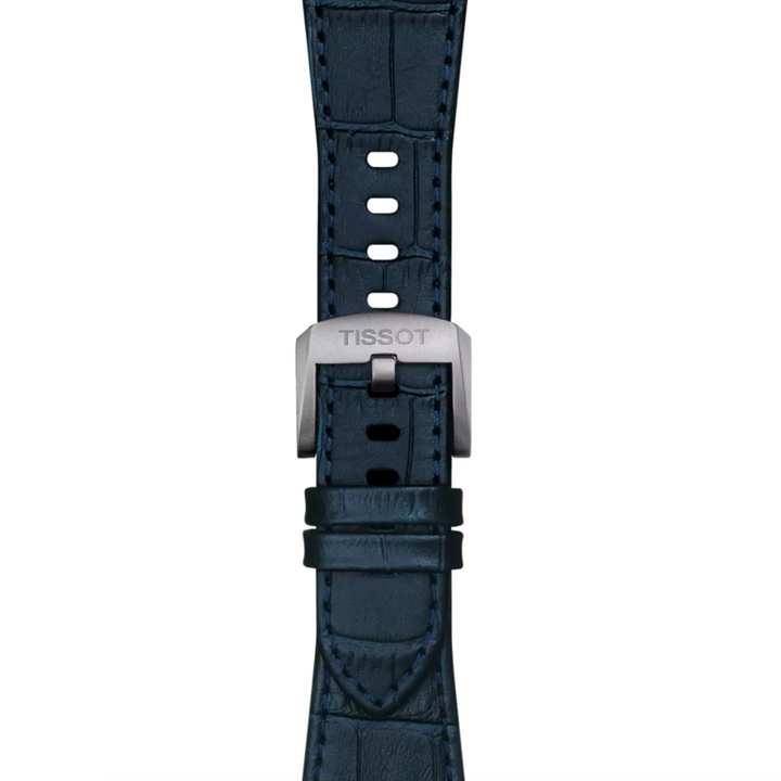 Blue Leather Strap Lugs 22MM