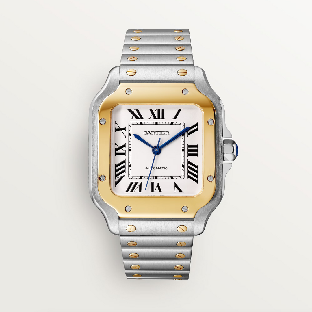 Santos Steel and Yellow Gold Medium Model