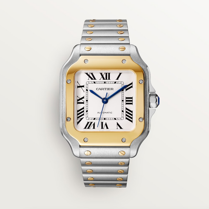 Santos Steel and Yellow Gold Medium Model