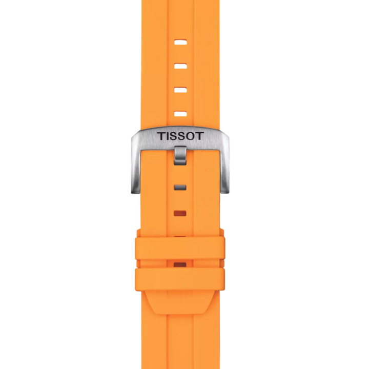 Orange Rubber Strap Lugs 22MM