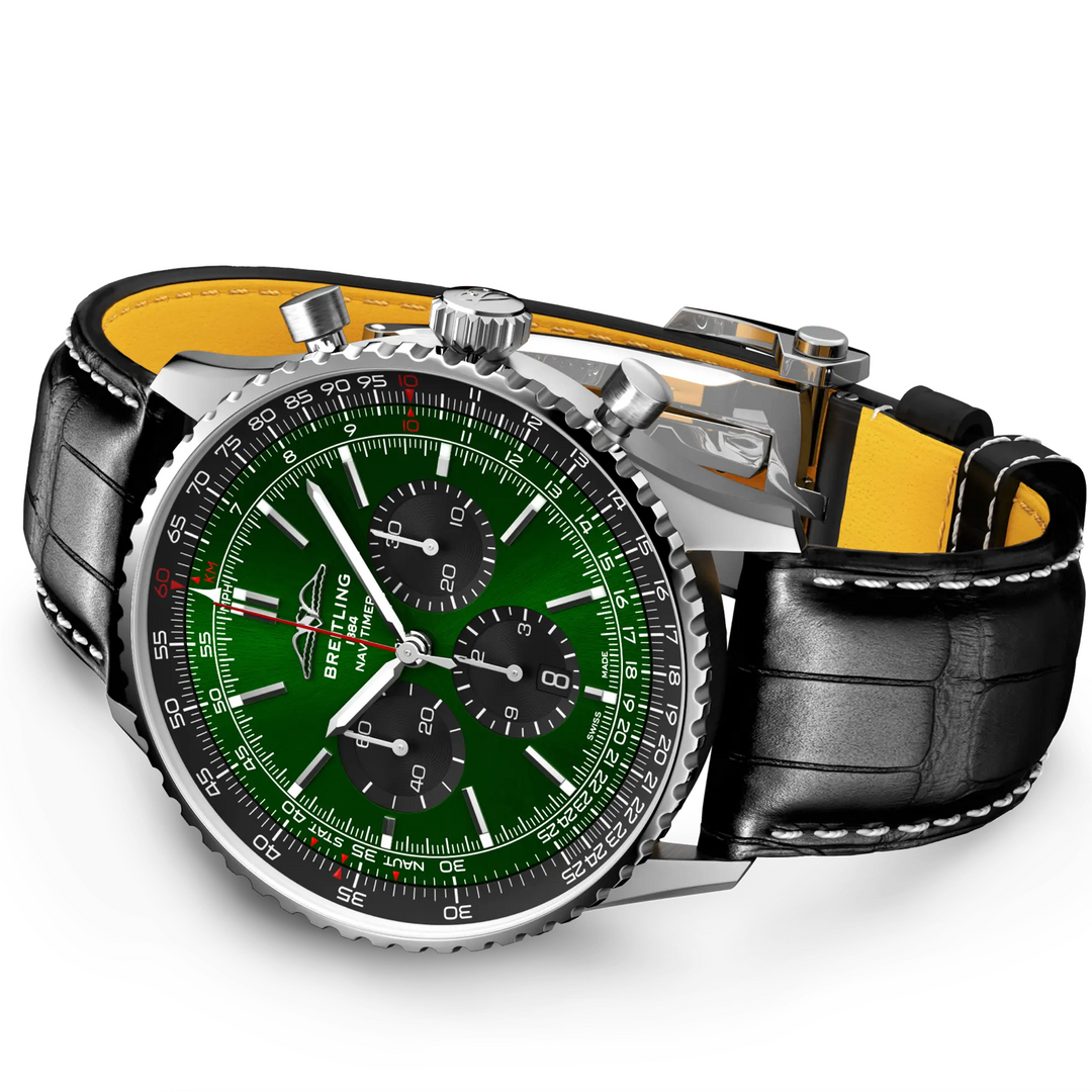 Navitimer B01 Chronograph Green Dial 46MM Watch