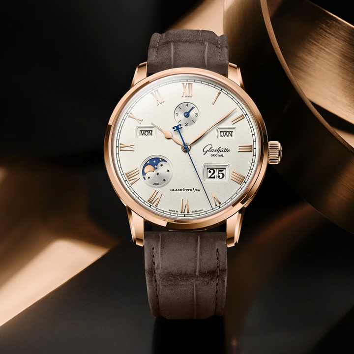 Senator Excellence Perpetual Calendar, Silver Dial 42MM