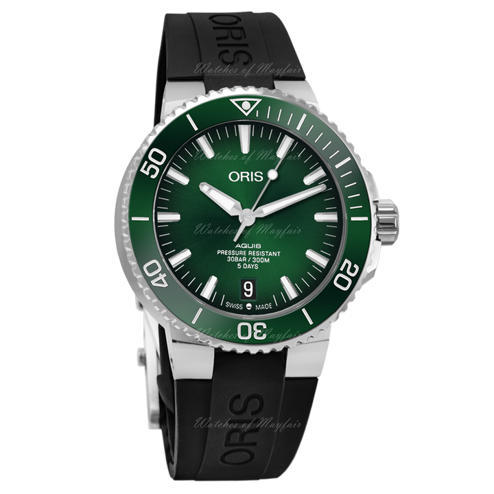 Aquis Date Green/Black 43.5MM Watch
