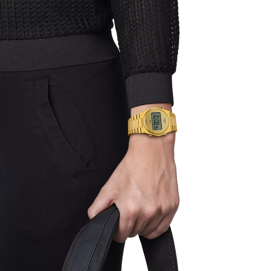 PRX Golden Digital Dial 35MM Watch