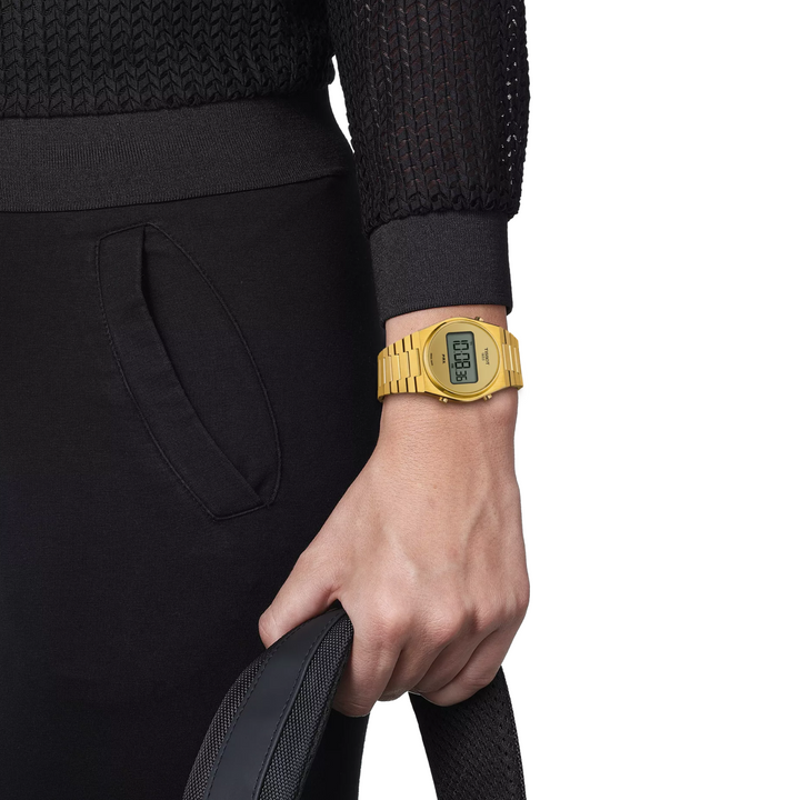 PRX Golden Digital Dial 35MM Watch