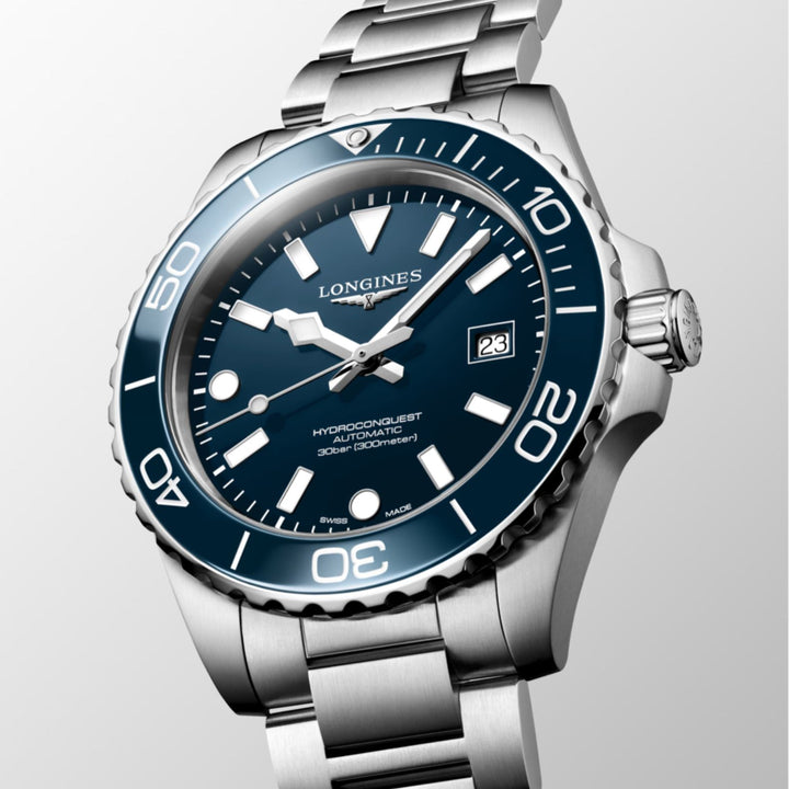 Hydroconquest Blue Dial and Bezel 42MM Watch