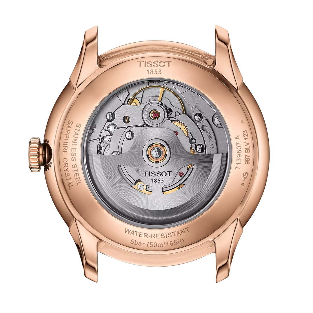 Chemin Des Tourelles Rose PVD Case 39MM Watch