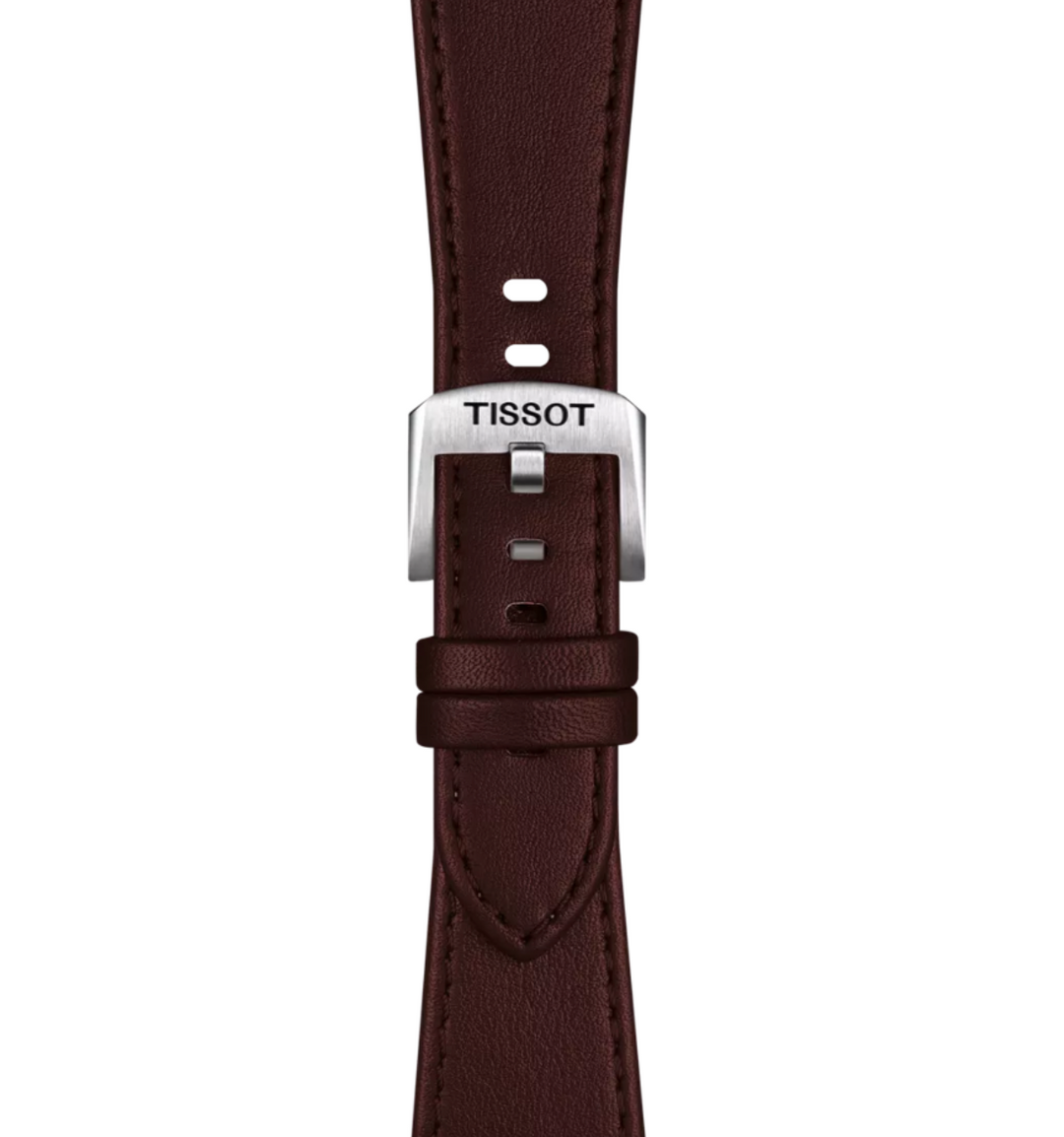 Brown Leather Strap with Pin Buckle