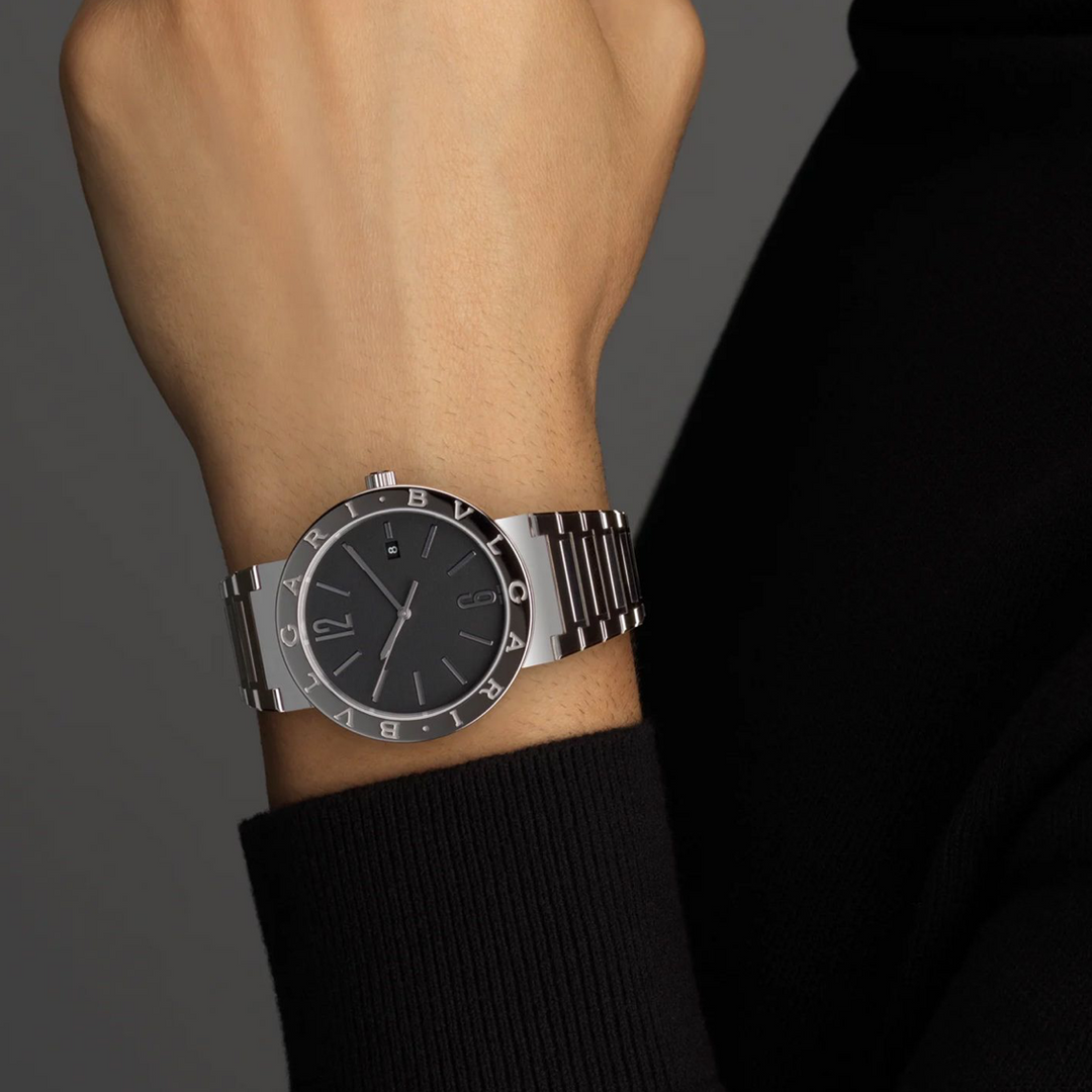 Bvlgari-Bvlgari Black Dial 41MM Watch