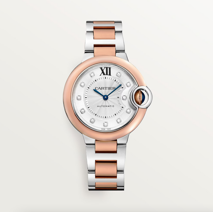 Ballon Bleu Steel and Rose Gold 33MM