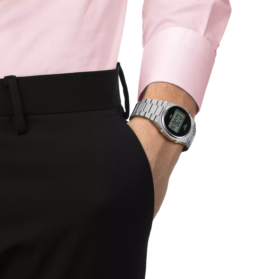 PRX Black Digital Dial 35MM Watch