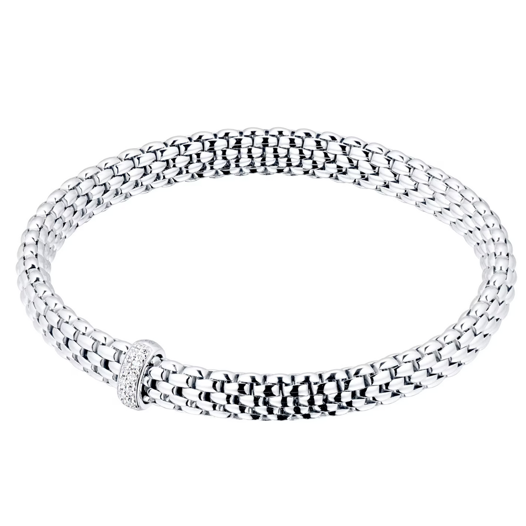 Vendome Yellow Gold and Diamonds Bracelet