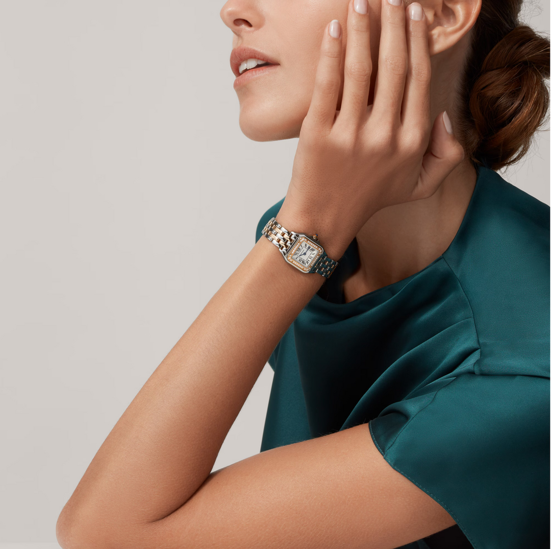 Panthère Steel and Rose Gold Small Model