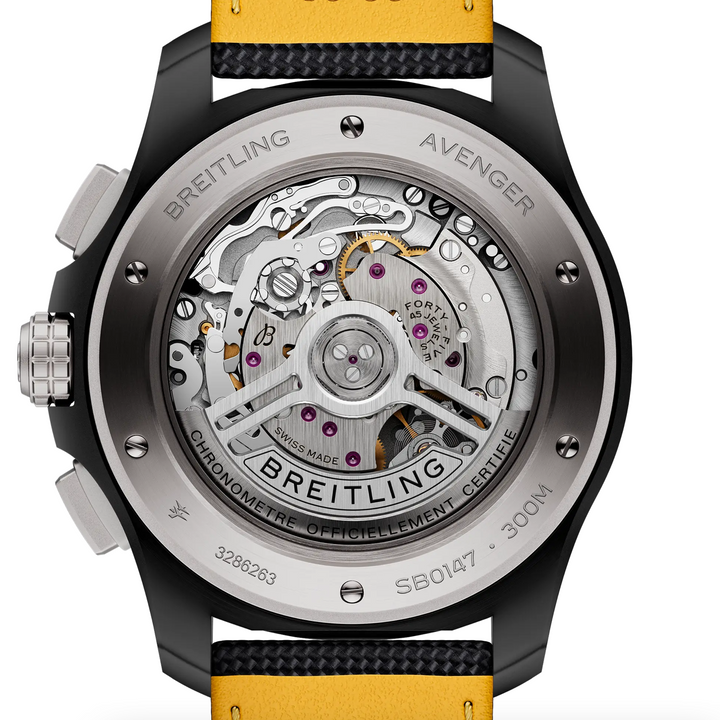 Avenger B01 Chronograph Black Ceramic Night Mission 44MM Watch