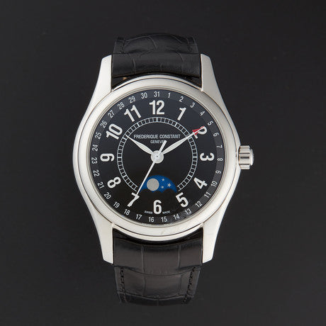 Moontimer Black Dial and Strap 43MM Watch