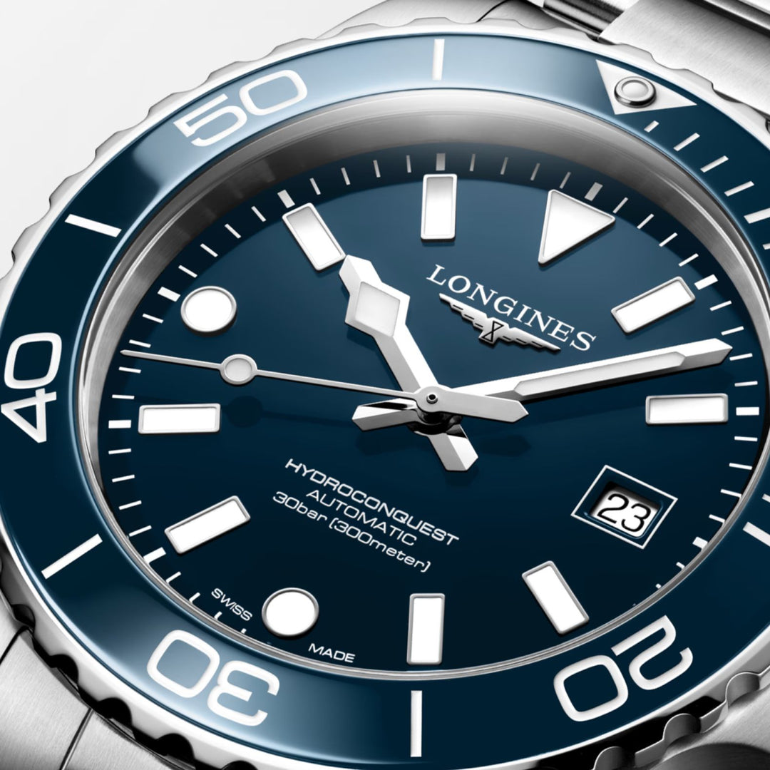 Hydroconquest Blue Dial and Bezel 42MM Watch