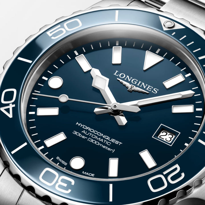 Hydroconquest Blue Dial and Bezel 42MM Watch