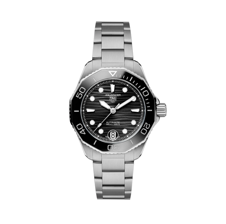 Aquaracer Professional 300 Black Dial and Bezel 36MM Watch