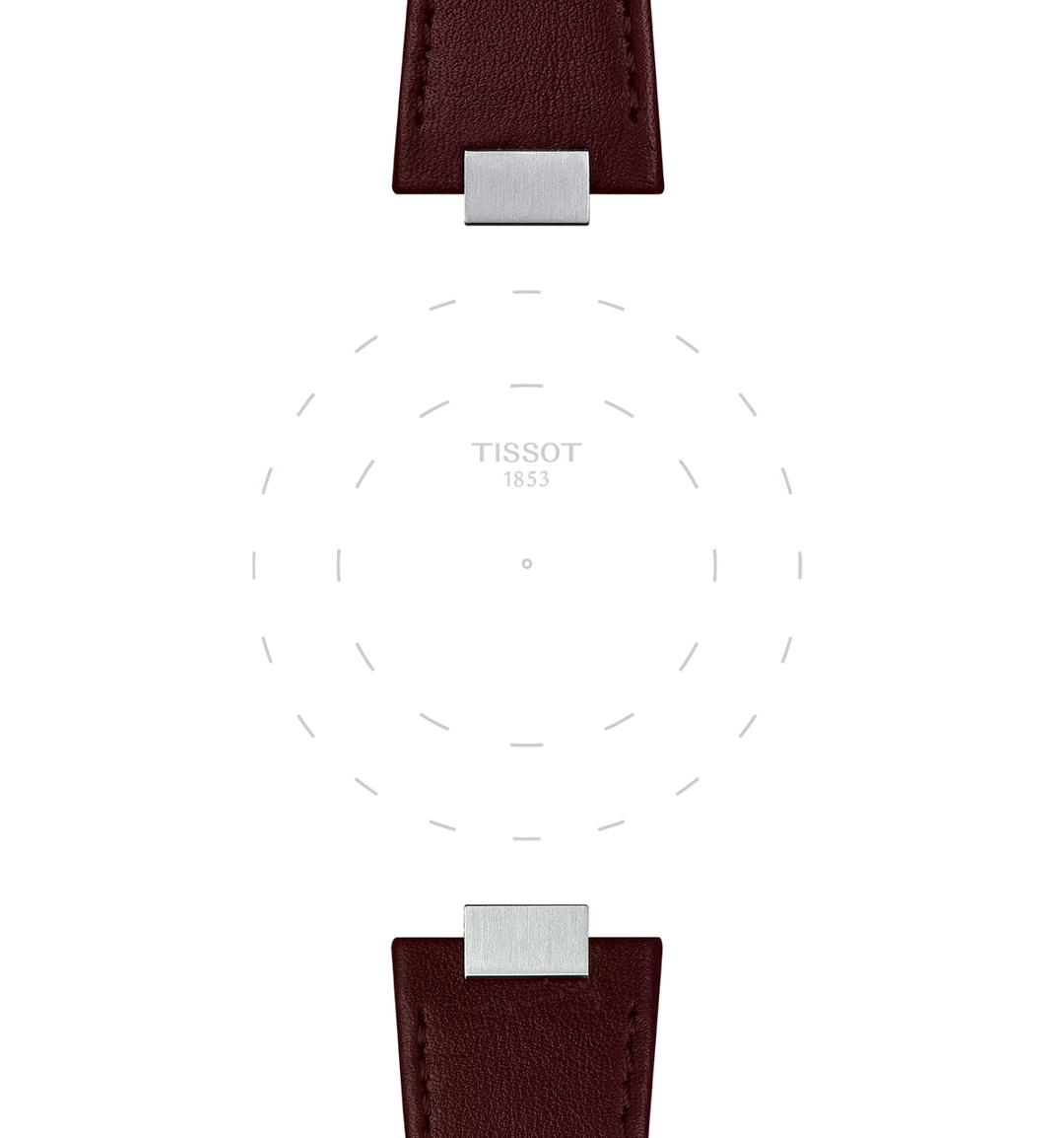 Brown Leather Strap with Pin Buckle