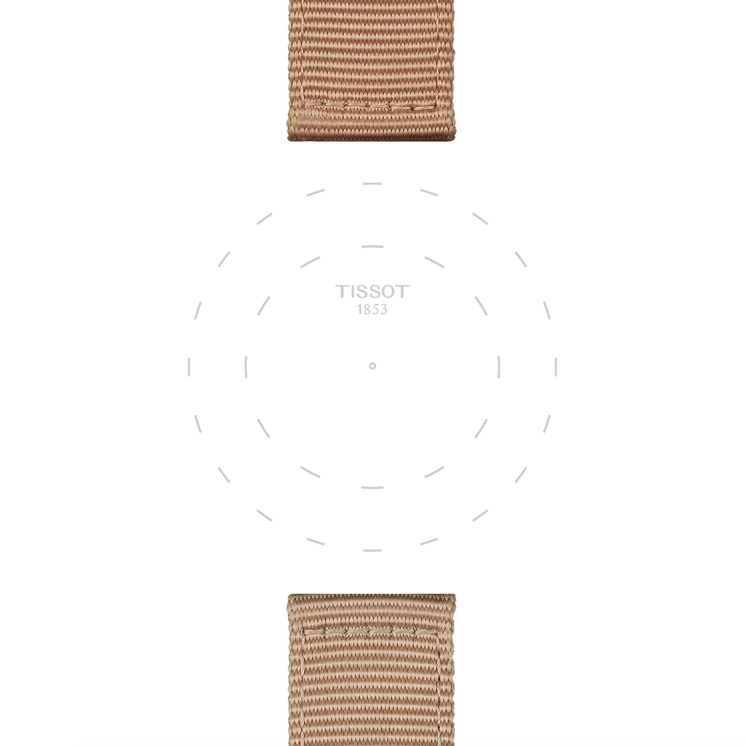 Beige Fabric Strap Lugs 22MM