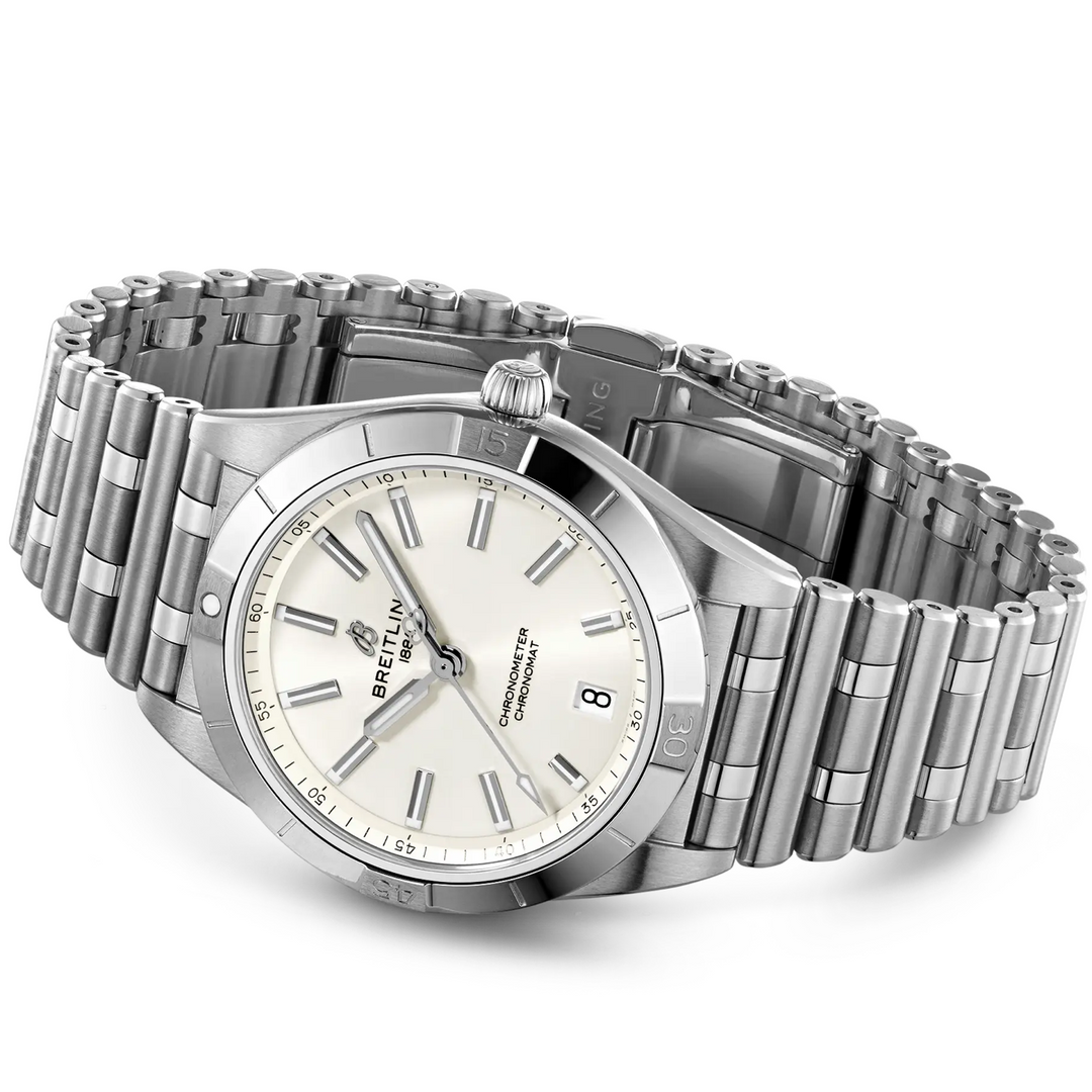 Chronomat White Index Dial 36MM Watch