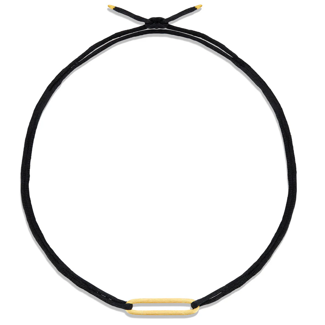 Libera 18KY Pendant with Black Fabric