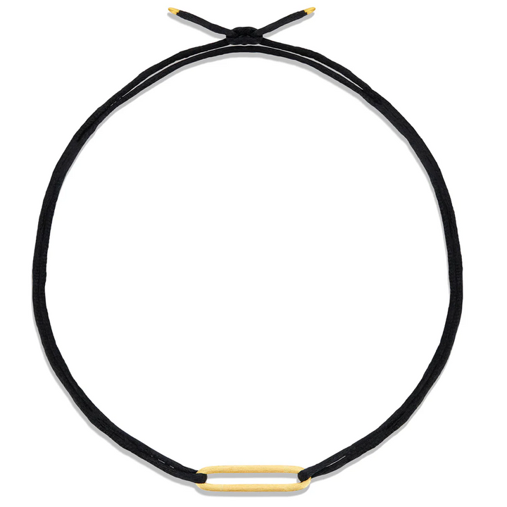 Libera 18KY Pendant with Black Fabric
