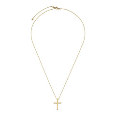 YBB75893700100|GUCCI |LINK TO LOVE | 18K Yellow necklace with cross (40/45cm)
