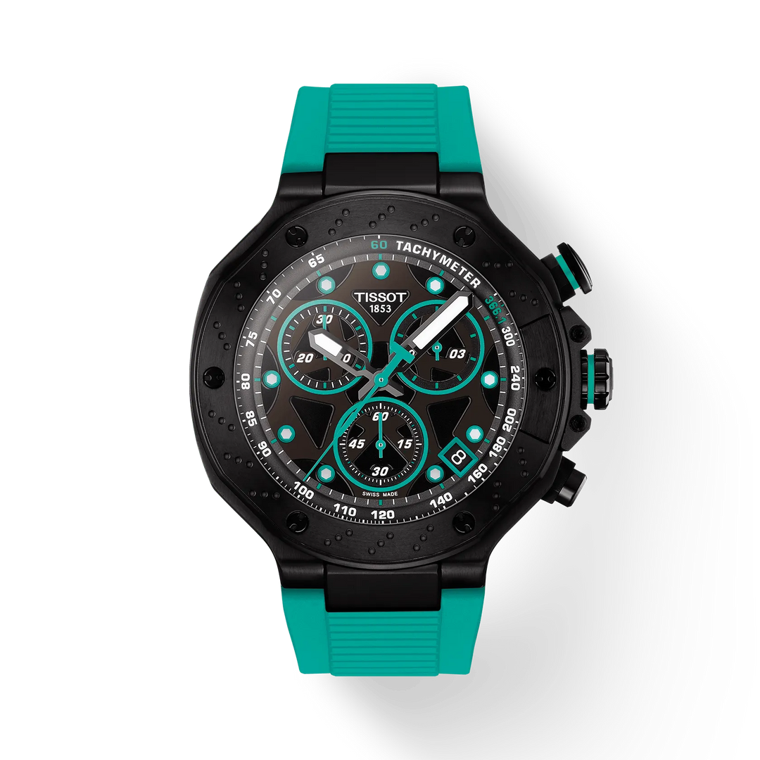 T-Race Green Teal 45MM Watch