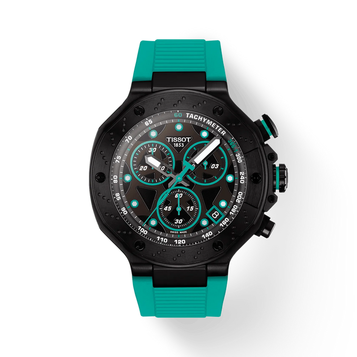 T-Race Green Teal 45MM Watch