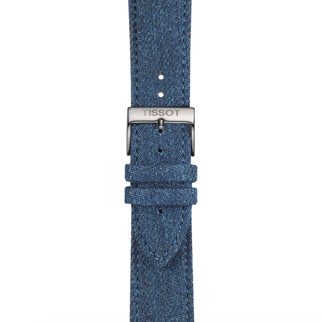 Jean Blue Textile Strap Lugs 22MM